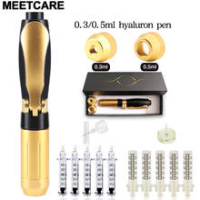 2in 1 Meso Injection Gun Hyaluron Pen 0.3ml&0.5ml Gold Hyaluronic Acid Pen Lip Filler Anti Wrinkle Injector Nebulizer Skin Care 2024 - buy cheap