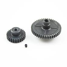 Atualize a engrenagem do motor da engrenagem da redução do metal para wl brinquedos 144001 1/14 rc peças de carro 2024 - compre barato