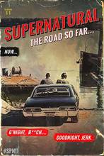 Supernatural Car TV Series Art print, póster de seda, decoración de la pared del hogar 2024 - compra barato