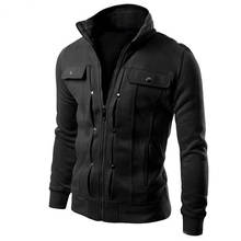 MRMT 2022 Brand New Men's Standing Collar Sweatshirts Body Repair  Cardigan for Male Fleece Inclined Pocket Jacket  Sweatshirt 2024 - buy cheap