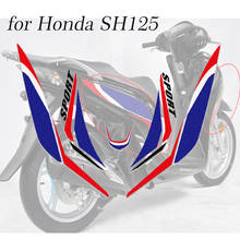 Pegatina de carenado impermeable para motocicleta honda SH125 SH 125, kit súper adhesivo, pegatinas decorativas para proteger el cuerpo delantero de la motocicleta 2024 - compra barato