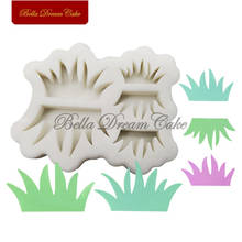 Grama molde de silicone fondant chocolate gumpaste bolo fronteira molde diy artesanal sabão moldes ferramentas de decoração do bolo bakeware 2024 - compre barato