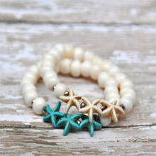 Handmade Starfish Natural Stone Bracelet Bohemian Exquisite Classic Jewelry Friendship ladies Birthday Gifts Trendy Accessories 2024 - buy cheap