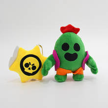 Brawl Stars Plush pendant cactus car keychain game hero doll creative gift soft stuffed plush toys model children birthday gifts 2024 - buy cheap