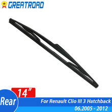 Limpiaparabrisas trasero de 14 pulgadas, limpiaparabrisas para Renault Clio III 3 Hatchback 06,2005-2012, parabrisas, ventana trasera 2024 - compra barato