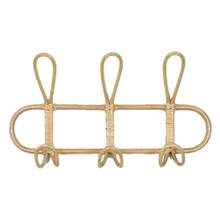 Rattan Wall Hooks Kids Garments Organizer Rack Clothes Hat Hanging Hook Rattan Hanger Kids Room Decor Hanger 2024 - buy cheap