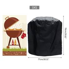 BBQ Cover Outdoor Dust Waterproof Weber Heavy Duty Grill Cover Rain Protective Outdoor Barbecue Cover Round Bb 2024 - buy cheap