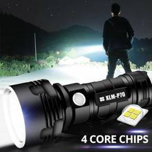 Super Bright P70 LED Flashlight Tactical Torch USB Rechargeable Linterna Waterproof Lamp Ultra Bright Outdoor Lantern Camping 2024 - buy cheap