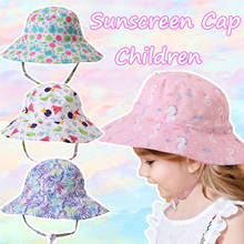 0-10Y Summer Print Bucket Hat Fisherman Cap Basin Caps Toddler Kids Baby Boys Girls Colorful Sunscreen Cap Baby Hat панама L* 2024 - buy cheap