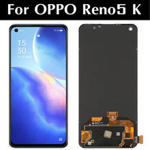 6.43" AMOLED  For OPPO Reno5 K PEGM10 LCD Display Touch Screen Assembly Replacement Accessory 2024 - buy cheap