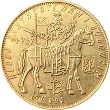 1933 Czechoslovakia 10 Ducats coins copy 42MM 2024 - buy cheap