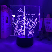 Anime lâmpada 3d soul eater para decoração do quarto nightlight presente de aniversário mangá gadget comedor de alma led noite luz cabeceira 2024 - compre barato