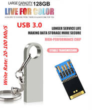 Metal Waterproof Usb Flash Drive USB 3.0 128GB Pendrives High Quality Pen Drive 8GB 16GB 32GB 64GB U Disk Commercial LOGO 2024 - buy cheap