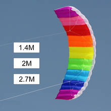 Stunt power kite durável parafoil adultos mais velhos criança paraquedas jogos de brinquedo 2024 - compre barato