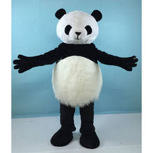 Fantasia chinesa de panda para festa, traje de mascote, urso, cosplay, vestido de festa, roupas, propaganda, carnaval, dia das bruxas, natal, páscoa, adultos 2024 - compre barato