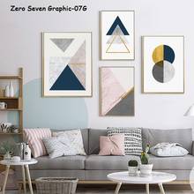 Nordic Marble Creative Combination Geometry Canvas Painting Poster And Print Wall Art Decoration For Living Room Bedroom 2024 - buy cheap