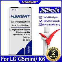 HSABAT 3800mAh BL-42D1FA Battery for LG G5 mini / for LG G5mini / for LG K6 2024 - buy cheap