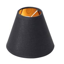 Pantalla de lámpara tipo burbuja de tela, cubierta de lámpara de techo Simple, accesorio de luz para el hogar (negro) 2024 - compra barato