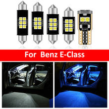 12pçs kit de pacote de lâmpadas led para carro, luz branca interior de mercedes benz e-class 2009-2016 w207 c207 kit de mapa lâmpada de porta-malas iceblue 2024 - compre barato