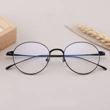 High Quality Ultralight Pure Titanium Eyeglasses Frame Men Vintage Round Circle Eye Glasses Women Optical Prescription Eyewear 2024 - buy cheap