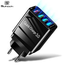 Suhach USB Charger Quick Charge 3.0 Fast Charging QC3.0 Multi USB Charger for Samsung S10 Plus Xiaomi Travel Wall Phone Charger 2024 - buy cheap