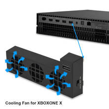 Cooling Fan Cooler Heat Exhauster Temperature Control For Xbox One X Console Controller External 3 Fans USB Smart Cooler 2024 - buy cheap