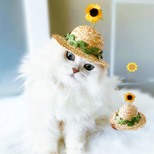 Funny Floral Hats For Small Dogs Puppy Little Animal Sun Proof Country Hawaii Style Cool Pet Cat Kitten Cap Chihuahua Products 2024 - buy cheap