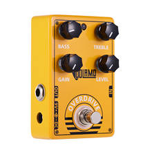 Dolamo-Pedal de efecto de guitarra Overdrive D-8, con controles de nivel de ganancia de agudos de bajo y diseño de Bypass verdadero para guitarra eléctrica 2024 - compra barato