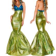 VASHEJIANG Sexy Amazing Mermaid Tail Costume Adult Fantasia Mermaid Princess Cosplay Deguisement Halloween Costumes for Women 2024 - buy cheap