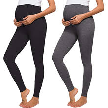 Mallas deportivas de Color sólido para Mujer, pantalones para hacer ejercicio, Fitness, embarazadas, 35 # 2024 - compra barato