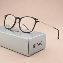 TAG-montura de gafas ópticas Retro para hombre y mujer, marcos de lentes para miopía, TR90, 2020 2024 - compra barato