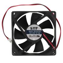 80mm x 25mm Brushless DC 24V PC Case Cooler Fan Black 2024 - buy cheap