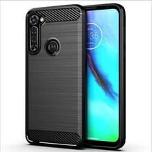 For Moto G Stylus Case Carbon fiber Cover Shockproof Phone Case On For Moto G Stylus Cover Full Protection Bumper 2024 - buy cheap