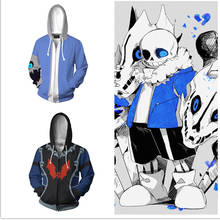Game Undertale Cosplay Zipper Hoodie Clothing Men and Women Casual Sports Sweater Game Trend Coat 3D Printing New 2024 - buy cheap