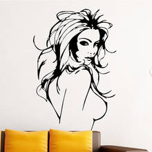 Sexy mulher dança adesivos de parede vinil à prova dwaterproof água decalque da arte da parede pvc decoração do quarto casa wallaper 2024 - compre barato