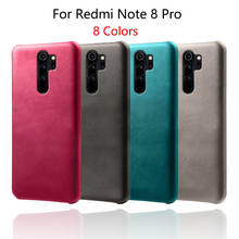 Кожаный чехол Note 8 Pro для Xiaomi Redmi Note 8Pro, чехол из искусственной кожи для веганов, легкий роскошный чехол, чехол с защитой от падения для Redmi Note 8 8T Pro 2024 - купить недорого