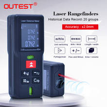 Laser distance Meter OUTEST laser Tape measure Diastimeter tester tool Mini Digital Laser Rangefinder 40M 60M 80MM 100M 2024 - buy cheap