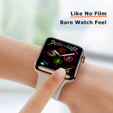 Película de vidro temperado 9d hd para apple watch, protetor de tela com 44mm, 40mm, para iwatch série 5, 4, 3, se, 6, 42mm, 38mm e 9d hd, 2021 2024 - compre barato