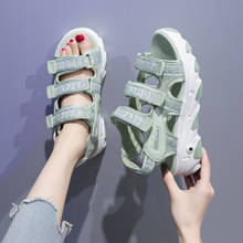 New Wedge Sandals Women Shoes with Light Hook&Loop Platform Sandals Thick Bottom Shoes Ladies Footwear Sandalias 2024 - buy cheap