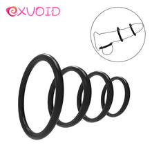 EXVOID 4PCS Penis Ring Lasting Delay Ejaculation Cock Rings Penis Trainer Sexy Penis Sleeve Sex Toys for Men Erection 2024 - buy cheap