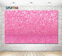 GFUITRR Pink Curtain Photography Backdrop Bridal Shower Birthday Party Wedding Photo Background Vinyl Photo Booth Props 2024 - buy cheap