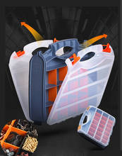 Caja de almacenamiento de tornillos para reparación de automóviles, piezas portátiles de plástico ABS, herramientas de Metal, destornillador 2024 - compra barato