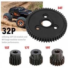 Steel Spur Metal Gear 32P 54T / 15T 17T 19T Motor Pinion Gears for Traxxas Slash 4x4 Stampede 4x4 VXL Rustler 4X4 e-revo t-maxx 2024 - buy cheap