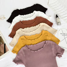 Women Spring Summer Style Knitted Sweater Pullovers Lady Casual O-Neck Short Sleeve Pullovers Tops ZZ0032 2024 - buy cheap