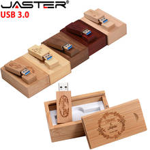 JASTER Usb 3.0 Wooden style LOGO usb flash drive 4gb 8gb 16gb 32gb 64gb USB stick pendrive 2024 - buy cheap