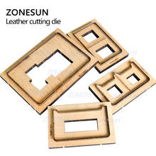 ZONESUN-Troquel de corte de cuero personalizado S3, herramienta de artesanía, cortador de punzón, molde, troquel de regla de acero de papel DIY 2024 - compra barato