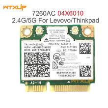 Tarjeta inalámbrica de doble banda para ordenador, tarjeta de doble banda para Intel 7260 7260AC 7260HMW 802.11ac Mini PCI-E Wifi BT4.0 867M para Lenovo Thinkpad 04X6090 04X6010 2024 - compra barato