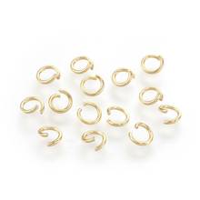 500pcs Stainless Steel Open Jump Rings Golden 4mm 5mm Split Rings for Handmade Jewelry Making 2024 - buy cheap