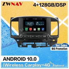 128G Carplay Android 10 screen Multimedia DVD Player for Mitsubishi Lancer 2014-2015 GPS Navigation Auto Radio Stereo Head unit