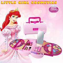 Disney princesas-juguetes para juego de diamantes de imitación para niñas, Kit de maquillaje seguro y No tóxico, caja de regalo 2024 - compra barato